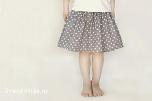 Փափկամազ կիսաշրջազգեստ աղջիկների համար Կիսաշրջազգեստ աղջիկների համար՝ առանց նախշի